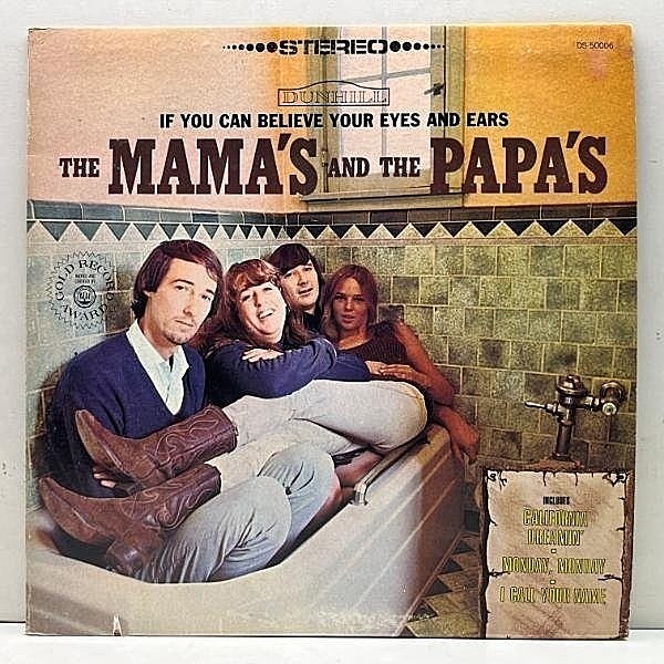 レコードメイン画像：USオリジナル MAMAS & PAPAS If You Can Believe Your Eyes And Ears ('66 Dunhill) 夢のカリフォルニア California Dreamin 収録