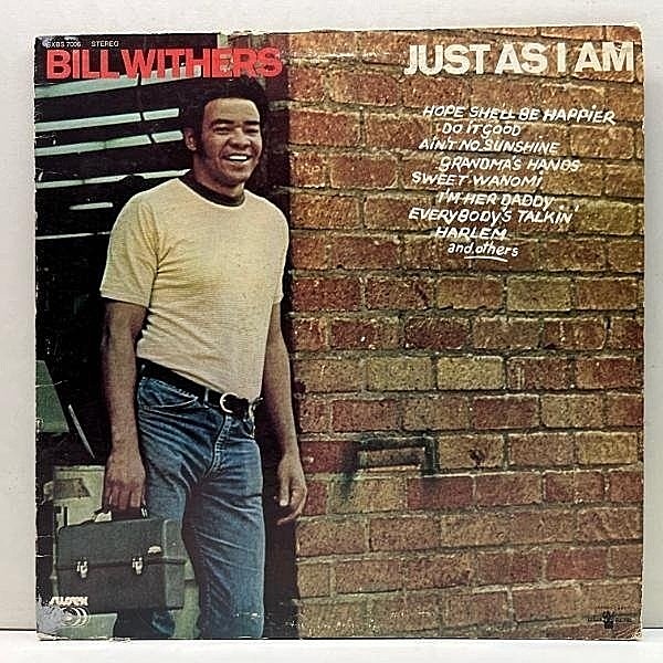 レコードメイン画像：USオリジナル Bellsound刻印 BILL WITHERS Just As I Am ('71 Sussex) ビル・ウィザース 1st.アルバム 消えゆく太陽 Ain't No Sunshine 他