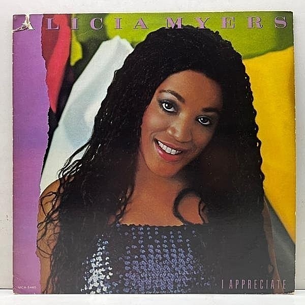 レコードメイン画像：【デトロイト歌姫の絶品R&Bディスコ】USオリジナル ALICIA MYERS I Appreciate ('84 MCA) ONE WAY アリシア・マイヤーズ 米 LP 原盤