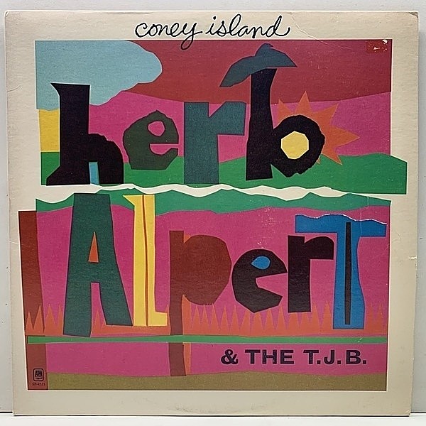 レコードメイン画像：【クールな洗練具合のLEON RUSSELLラウンジカヴァー】美盤!! USオリジ HERB ALPERT & Tijuana Brass Coney Island ('75 A&M) CHICK COREA