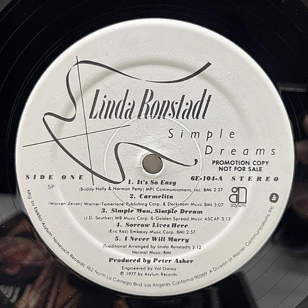 リンダ・ロンシュタット　Simple Dreams　モービル・フィデリティ限定盤 91nmLqDZxBL._UF350,350_QL50_.jpg