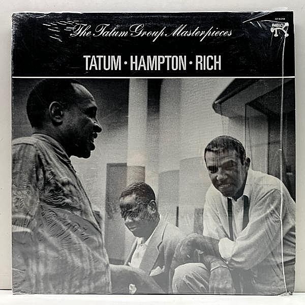 レコードメイン画像：【VIB+P+DS・異色のトリオもの】シュリンク良好!! LIONEL HAMPTON ART TATUM BUDDY RICH TRIO The Tatum Group Masterpieces (Pablo)