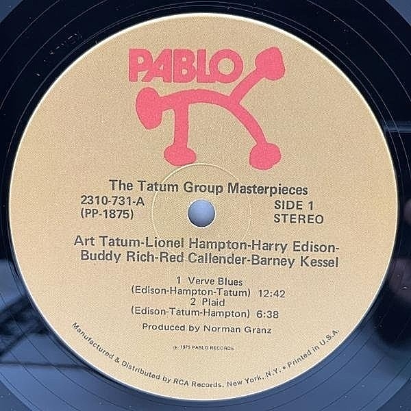 ART TATUM / The Tatum Group Masterpieces (LP) / Pablo