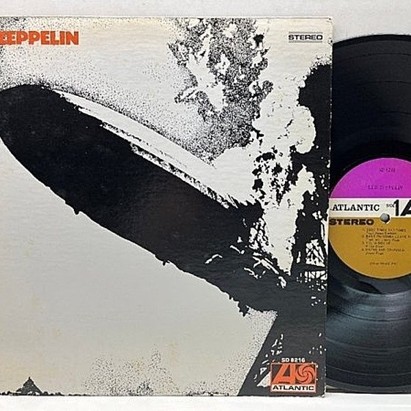 レコードメイン画像：《幻・入手難・DIFF MIX》Atcoタイプ 3色・紫茶ラベル USオリジナル LED ZEPPELIN I ('69 Atlantic) 1st | RCA Club ラフ・ミックス 収録！