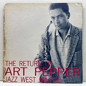 レコード画像：ART PEPPER / The Return Of Art Pepper