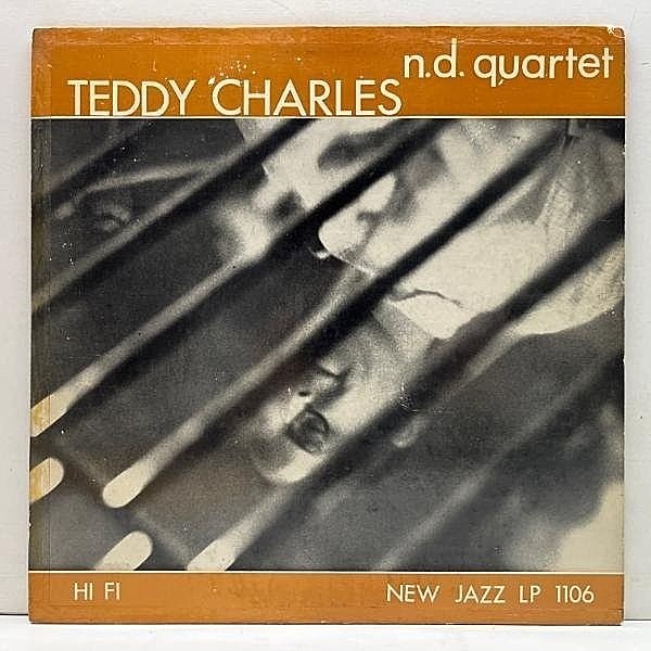 レコードメイン画像：美盤!!【FLAT 1st マルーン白ラベ】オリジナル TEDDY CHARLES N. D. Quartet Introducing J.R. MONTEROSE (New Jazz 1106) Charles Mingus