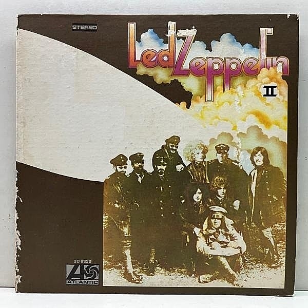 レコードメイン画像：激レア プロモ同様【RL刻印・SS刻印・Aマト】US 完全オリジナル LED ZEPPELIN II (Atlantic SD 8236) B面7ミリの幅狭 轟音 ラウドカット