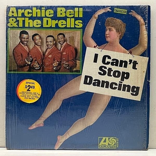 レコードメイン画像：シュリンク良好!! USオリジナル ARCHIE BELL & THE DRELLS I Can't Stop Dancing ('68 Atlantic) 特大クラシック Tighten Up 続編収録！