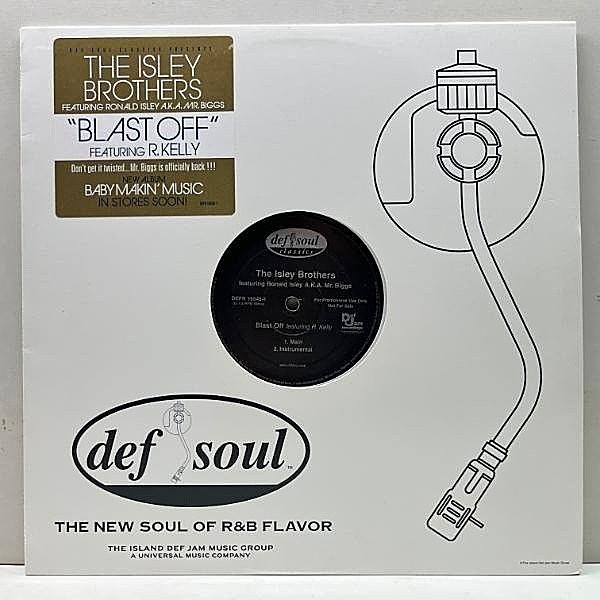レコードメイン画像：【PROMO ONLY】美盤!! 12インチ ISLEY BROTHERS feat. R. KELLY Blast Off (Def Soul Classics) トロトロの極上 Slow Jam 収録！