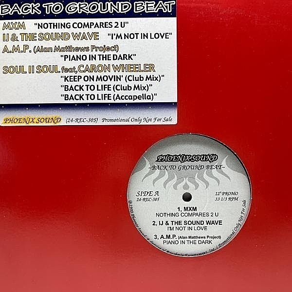 レコードメイン画像：【グラウンドビートCLASSIC詰め合わせ集】JPNプレス 12インチ VARIOUS Back To Ground Beat ('98 Phoenix Sound) SOUL II SOUL ほか