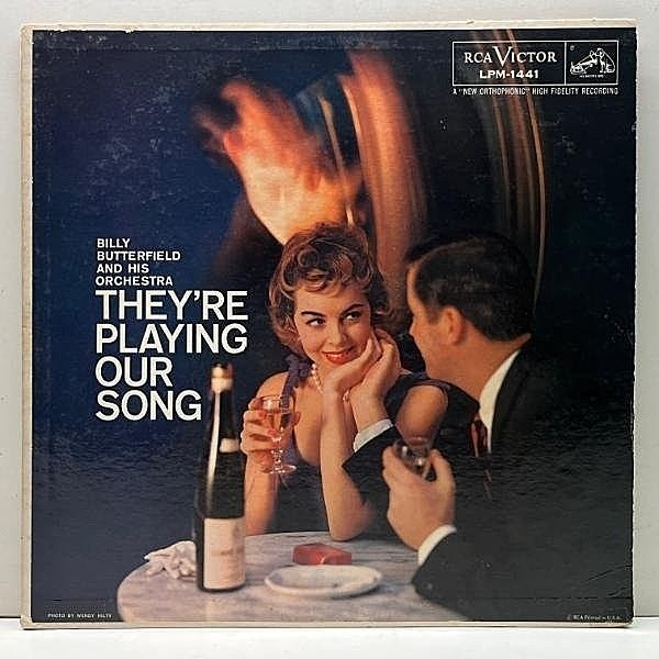 レコードメイン画像：良好盤!! MONO 初版マト1S ニッパー 深溝 USオリジナル BILLY BUTTERFIELD They're Playing Our Song (RCA LPM-1441) 最高に洒落た中間派