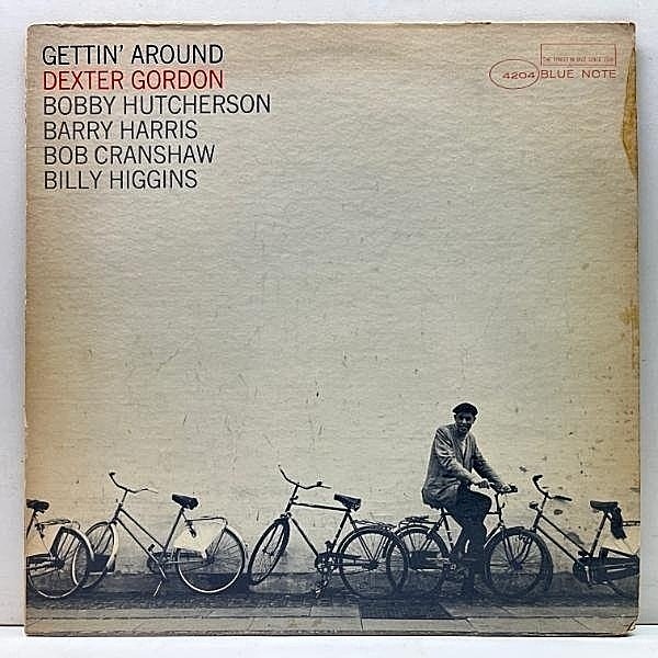 レコードメイン画像：美再生!音抜群! MONO NEWYORK オリジナル VANGELDER刻印 DEXTER GORDON Gettin' Around (Blue Note BLP 4204) w/ Bobby Hutcherson