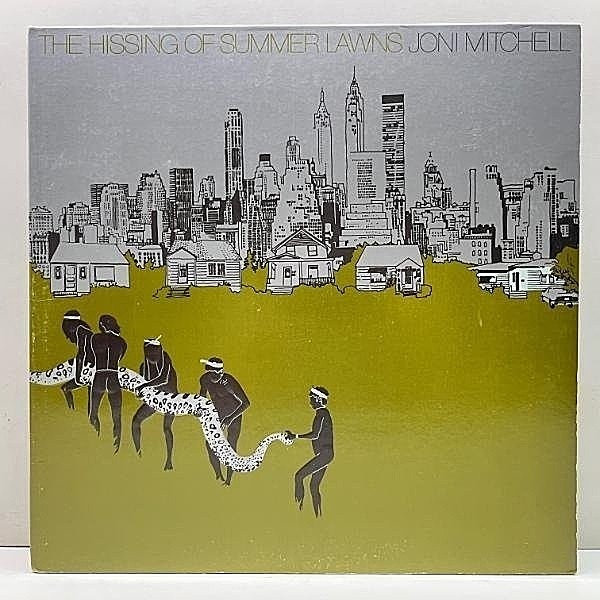 レコードメイン画像：極美盤!! 初版 7E規格 USオリジナル JONI MITCHELL The Hissing Of Summer Lawns ('75 Asylum) 手書きCSM刻印＝Santa Maria Pressing
