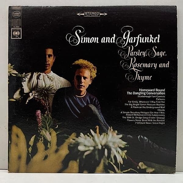 レコードメイン画像：良好!! USオリジナル 初版 360 2eyeラベ SIMON & GARFUNKEL Parsley, Sage, Rosemary And Thyme ('66 Columbia) 1マト＆英番1桁 米 初回 LP