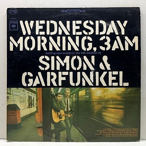 レコードメイン画像：良好盤!! USオリジナル 初版 白抜き 360 2eyeラベ SIMON & GARFUNKEL Wednesday Morning, 3 A.M. ('64 Columbia) 水曜の朝、午前3時 LP