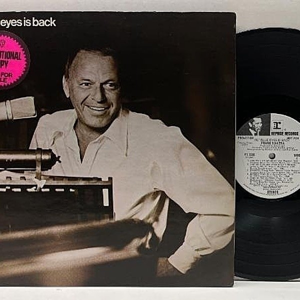 レコードメイン画像：良好!! 白プロモ Portrait完品 USオリジ FRANK SINATRA Ol' Blue Eyes Is Back (Reprise FS 2155) フランク・シナトラ・イズ・バック 名盤