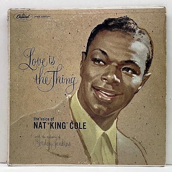 レコードメイン画像：Rare!! 初版グレー MONO USオリジナル NAT KING COLE Love Is The Thing ('57 Capitol W 824) ナット・キング・コール 恋こそはすべて