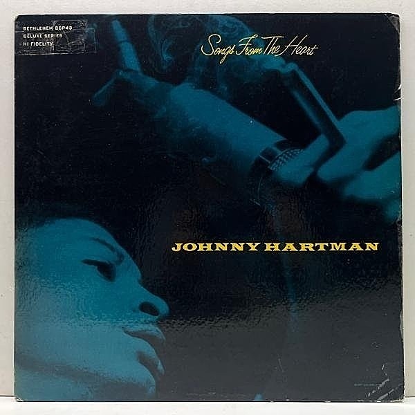 レコードメイン画像：プロモ USオリジナル MONO 初版リーフ 深溝 JOHNNY HARTMAN Songs From The Heart (Bethlehem BCP-43) w/Howard McGhee, Ralph Sharon Tri