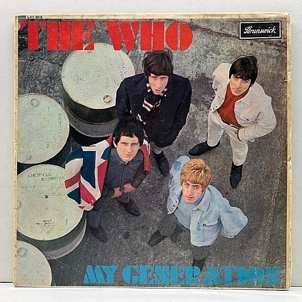 レコードメイン画像：激レア!!【最初回マト1／１】MONO 深溝 UKオリジナル THE WHO My Generation ('65 Brunswick) ザ・フー／マイ・ジェネレイション 英 LP