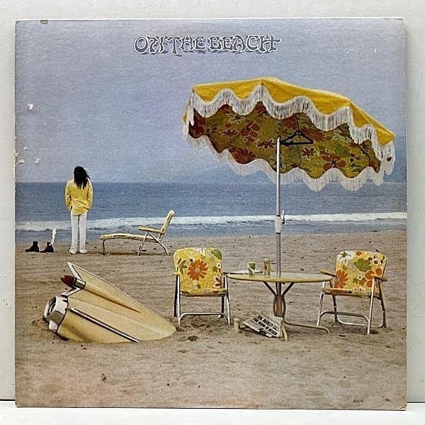 レコードメイン画像：【R無し・STEREO無し】良好盤!! USオリジナル 初版 Wマーク無し NEIL YOUNG On The Beach (Reprise R 2180) TML刻印 ニール・ヤング 渚にて