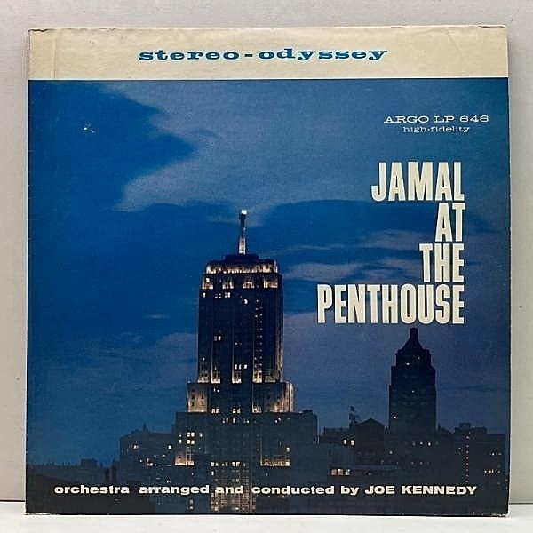 レコードメイン画像：美盤!! オリジナル 深溝 AHMAD JAMAL At The Penthouse (Argo 646) アーマッド・ジャマル 名盤 弦楽と溶け合った典雅な味わい深いサウンド