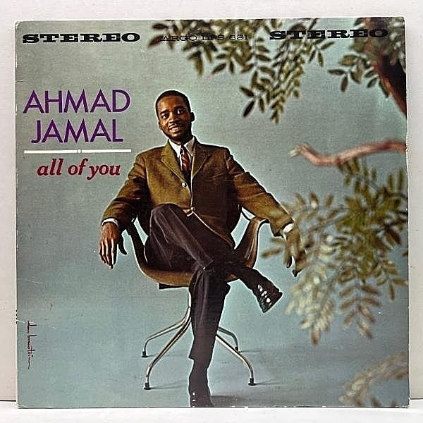 レコードメイン画像：良好!! USオリジナル AHMAD JAMAL All Of You ('62 Argo LPS 691) アーマッド・ジャマル、レギュラートリオによる好ライヴ
