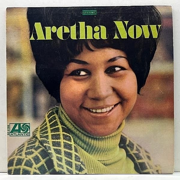 レコードメイン画像：Rare!! 米 USオリジナル 初版 3色ラベ ARETHA FRANKLIN Aretha Now ('68 Atlantic) 両マト1E 名曲 Think, You Send Me ほか 不朽の名作 LP