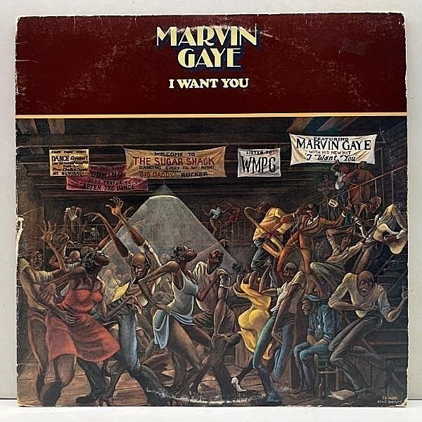 レコードメイン画像：USオリジナル 4曲表記初回ジャケ MR刻印 MARVIN GAYE I Want You ('76 Tamla) JAY-Z サンプリング LEON WARE prod. || DAVID T. WALKER