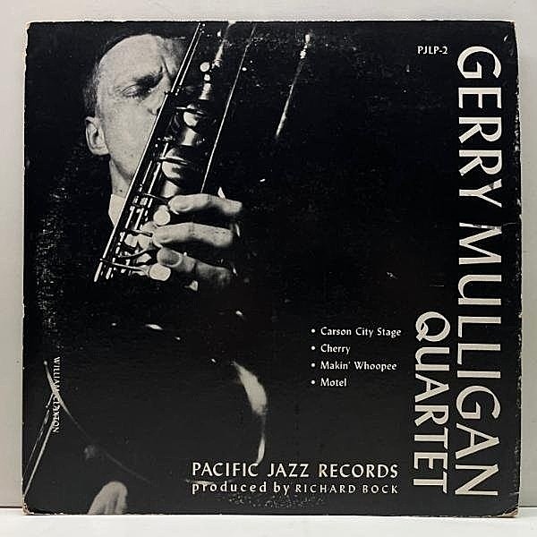 レコードメイン画像：良好!! 10'' FLAT 米オリジ LEE KONITZ Plays GERRY MULLIGAN Quartet ('53 Pacific Jazz PJ-2) w/Chet Baker, Carson Smith, Larry Bunker