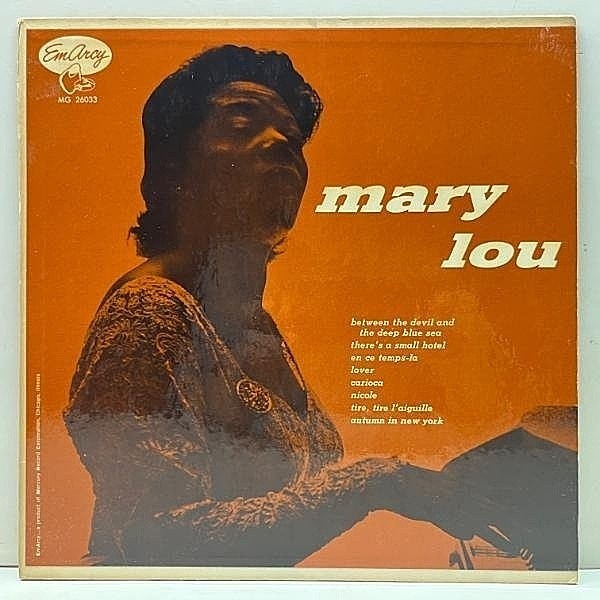 レコードメイン画像：USオリジナル【YMG, 大ドラマー, 青バック】MARY LOU WILLIAMS (EmArcy MG 26033) メアリー・ルー・ウィリアムス 初期のピアノトリオ