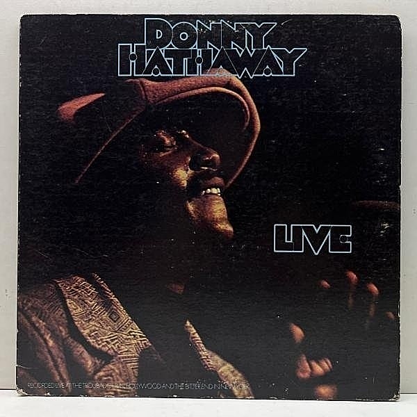レコードメイン画像：USオリジナル 初版 太字BROADWAYリム ゲートフォールド仕様 DONNY HATHAWAY Live ('72 ATCO) 手書きATGP刻印 ダニー・ハサウェイ／ライヴ
