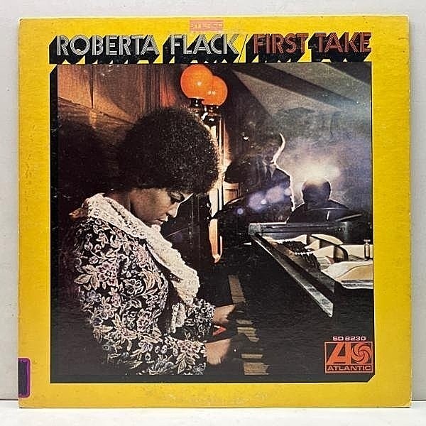 レコードメイン画像：USオリジナル 初版 1841BROADWAYリム ATGP刻印 ROBERTA FLACK First Take ('69 Atlantic) w/ RON CARTER, JOHN PIZZARELLI 米 LP 原盤