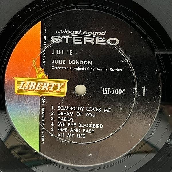 稀少Stereo高音質1stジュリーロンドンJulie Londonレコード LP JULIE LONDON / 最新決定盤！ ジュリー・ロンドン、ジュリー