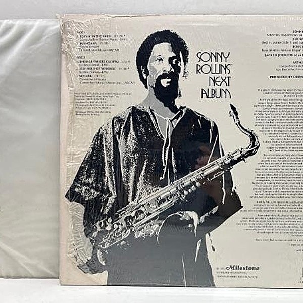 （LP） ソニー・ロリンズ / ホーン・カルチャー Milestone　1028 SONNY ROLLINS / Next Album (LP) / Milestone | WAXPEND RECORDS