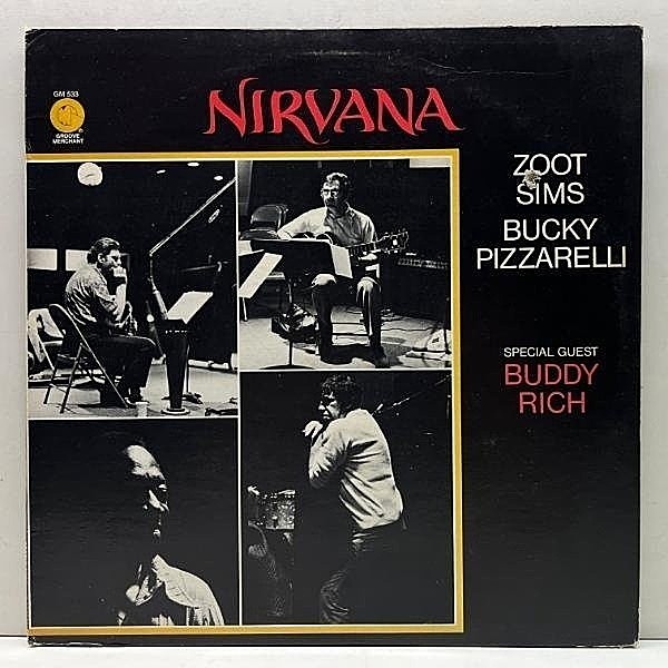 レコードメイン画像：良好盤!! USオリジナル ZOOT SIMS, BUCKY PIZZARELLI Nirvana ('74 Groove Merchant) w/ MILT HINTON, BUDDY RICH