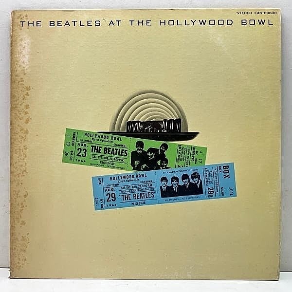 レコードメイン画像：美盤!! '74年 東芝EMI 初版 日オリジナル The Beatles At The Hollywood Bowl (Odeon EAS-80830) ビートルズ 唯一の公式ライヴ盤 LP