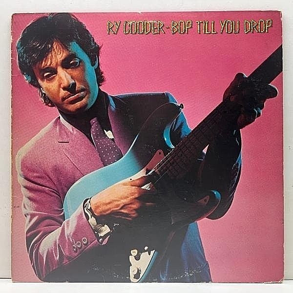 レコードメイン画像：USオリジナル 初版 横縞ボーダー RY COODER Bop Till You Drop ('79 Warner) w/ CHAKA KHAN R&Bソウル路線の名作 ライ・クーダー LP