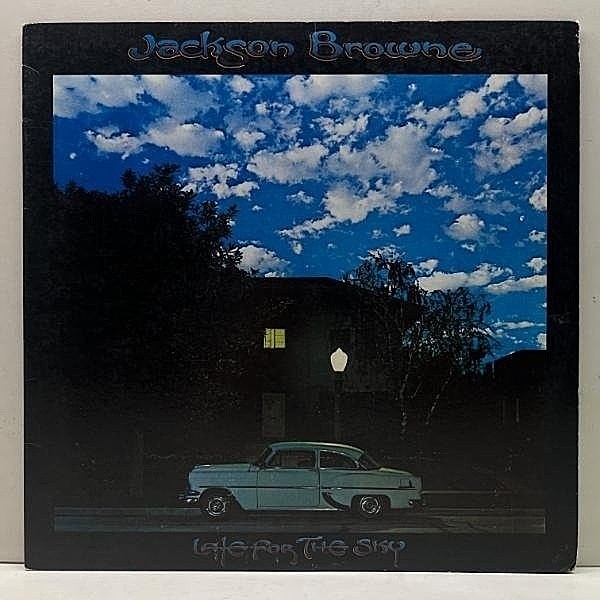 レコードメイン画像：【希少 両マト1】良好盤!! USオリジナル 初版 Wマーク無し 7E規格 JACKSON BROWNE Late For The Sky ('74 Asylum) TML刻印 米 初回 LP