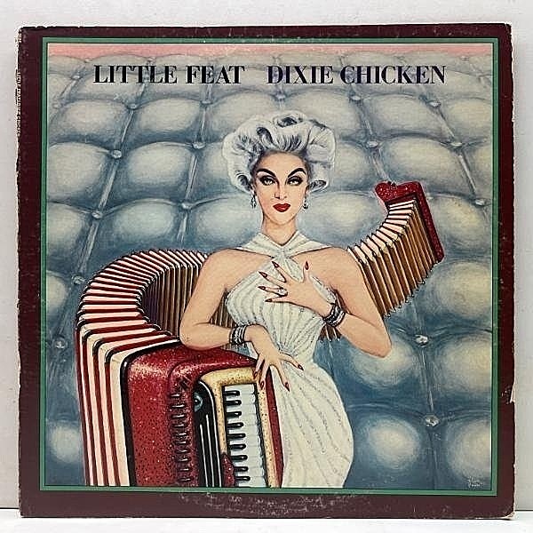 レコードメイン画像：レアな美盤!! 両面1マト 初版 緑ラベ USオリジナル LITTLE FEAT Dixie Chicken ('73 Warner) 名盤 ATCQ サンプリング ドラムブレイク LP