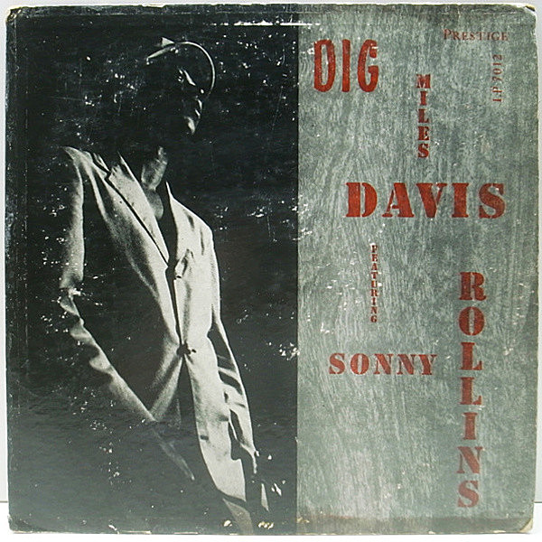 レコードメイン画像：レア 美盤!! NYC 額縁 1stジャケ 完全オリジナル MILES DAVIS, SONNY ROLLINS Dig (Prestige 7012) 手書きRVG 深溝 MONO