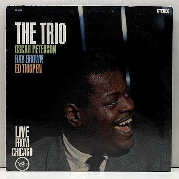 レコードメイン画像：美盤!! US初期プレス OSCAR PETERSON The Trio : LIVE From CHICAGO ('61 Verve) オスカー・ピーターソン 黄金トリオでの傑作ライヴ！