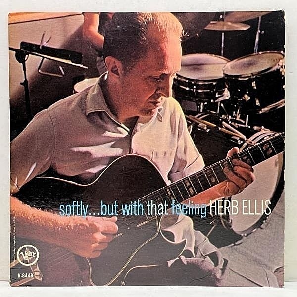レコードメイン画像：USオリジナル【MONO】HERB ELLIS Softly... But With That Feeling ('61 Verve V-8448) ハーブ・エリス w/ Victor Feldman, Leroy Vinnegar
