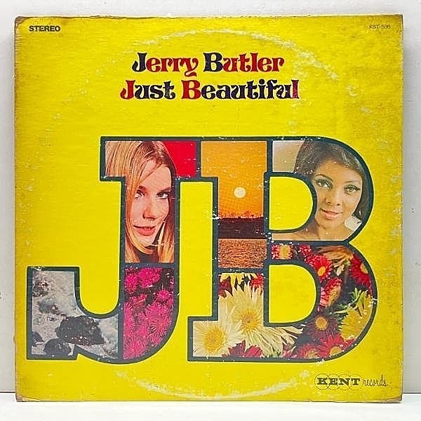 レコードメイン画像：【シカゴ産濃厚R&Bバラード集】良好盤!! USオリジナル JERRY BUTLER Just Beautiful ('68 Kent) THE IMPRESSIONS ハワイアンR&B 全12曲 LP