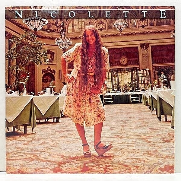レコードメイン画像：Cut無し!美品!【茶背景】USオリジナル NICOLETTE LARSON S.T ('78 Warner) ニコレット・ラーソン 1st デビュー 溢れる愛 Lotta Love