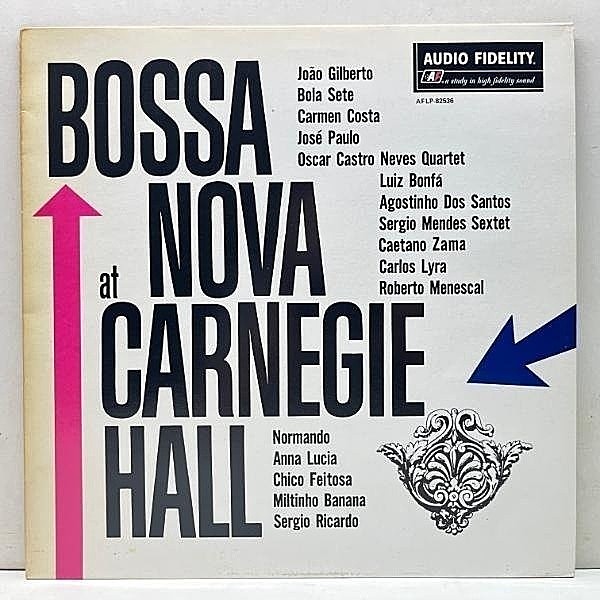 レコードメイン画像：美盤!! ボサノヴァ・歴史的ライブ Bossa Nova No Carnegie Hall || w/ Joao Gilberto, Milton Banana, Sergio Mendes, Carlos Lyra