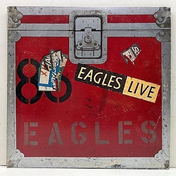 レコードメイン画像：良好盤!! '80年 初版 2LP ゲートフォールド仕様 EAGLES Live (Asylum) JPNオリジ 臨場感に溢れた往年の名曲群 イーグルス ライブ収録盤