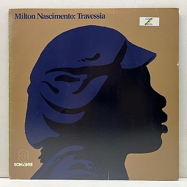 レコードメイン画像：良好!! ブラジル盤 MILTON NASCIMENTO Travessia (Som Livre) ミルトン・ナシメント 1st デビュー作 w/ Luiz Eca, Tamba 4