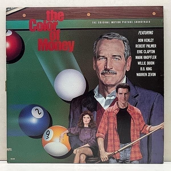 レコードメイン画像：美盤!! USオリジナル The Color Of Money - The Hustler 2 (MCA 6189) OST ハスラー 2 Eric Clapton, B.B. King, Robbie Robertson