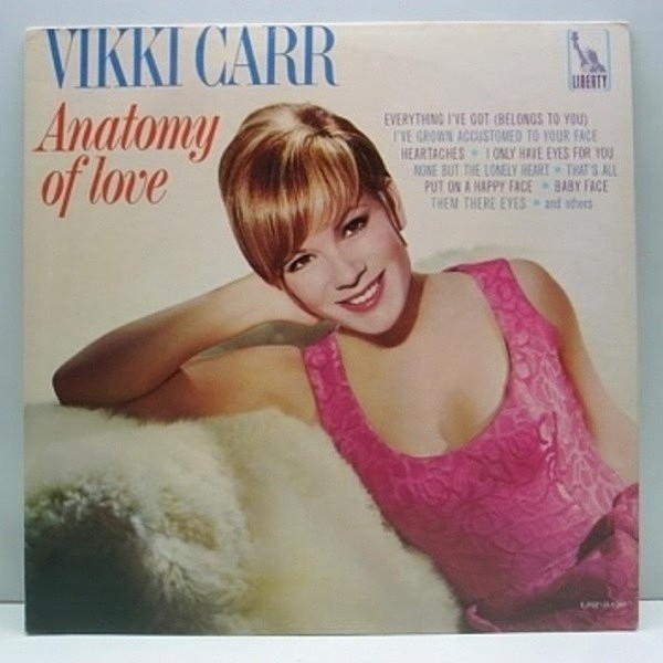 レコードメイン画像：美品!! MONO 虹 USオリジ VIKKI CARR Anatomy of Love 美女 好盤