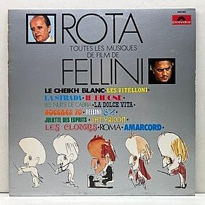 レコード画像：NINO ROTA / Toutes Les Musiques De Film De Fellini